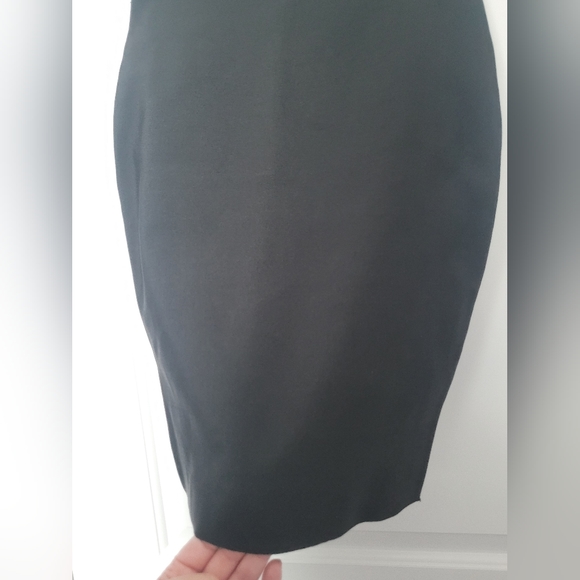 YaYa & co. High-Waisted Bodycon Bandage Black Pencil Skirt Size Medium - Picture 2 of 4